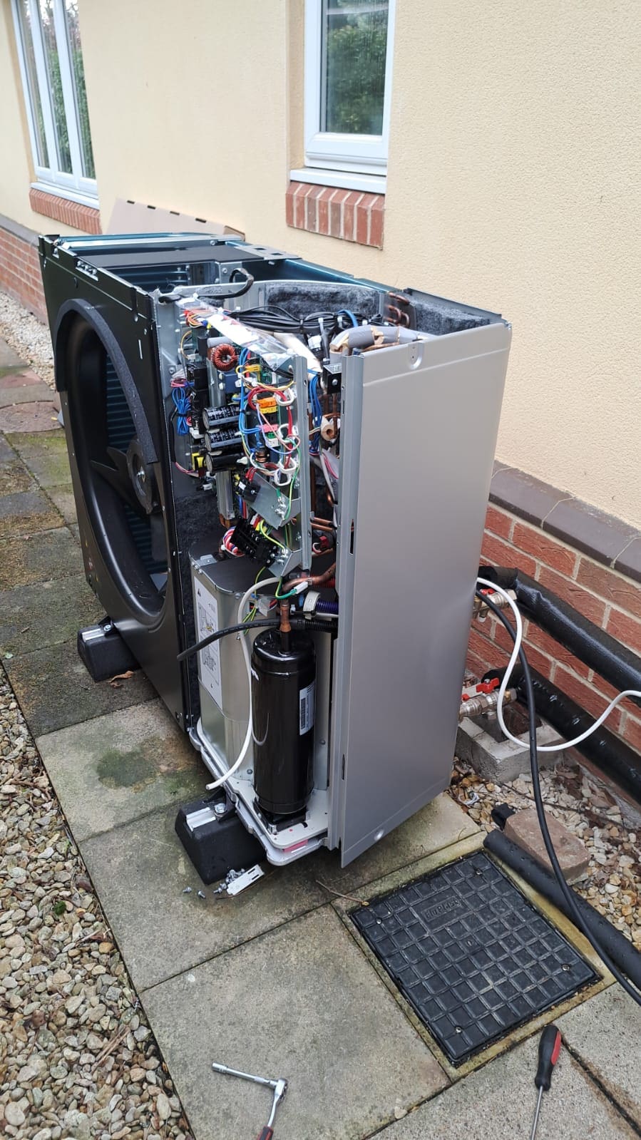 Plumbing equipment outside